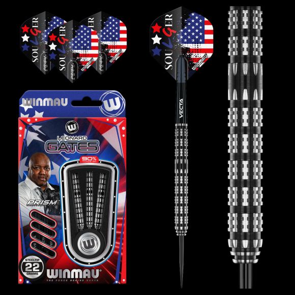 WINMAU LEONARD GATES 22G STEEL TIP