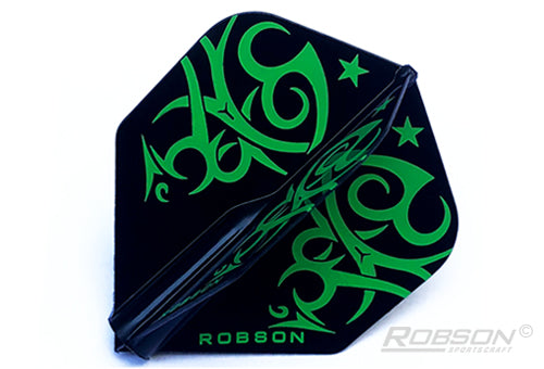 Robson Plus Flight Tribe Dart Flights - Standard Green